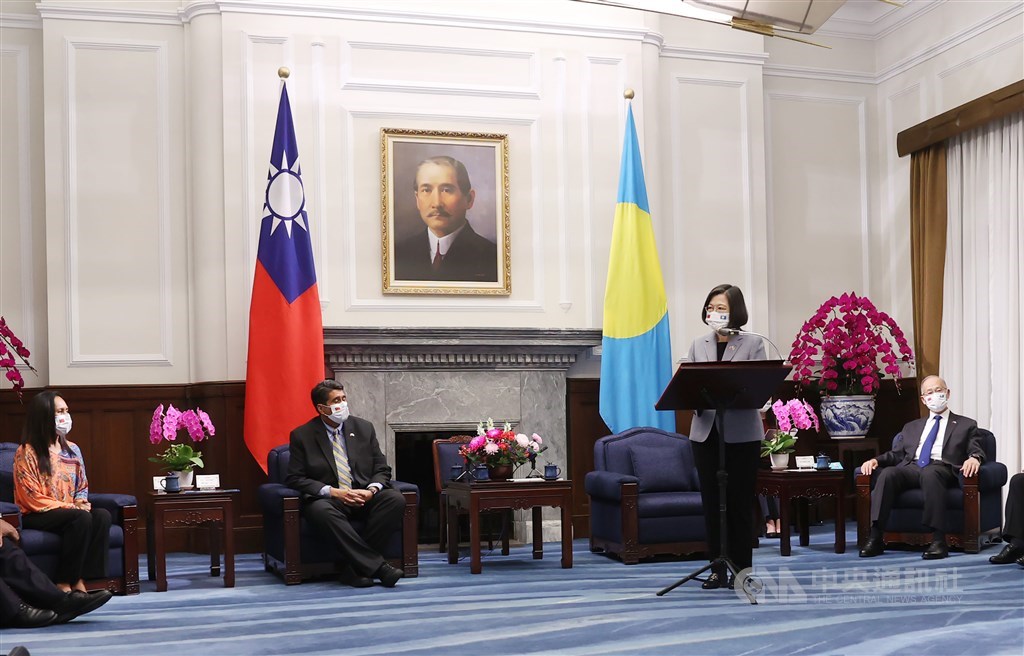 President Tsai Receives Palau President Focus Taiwan