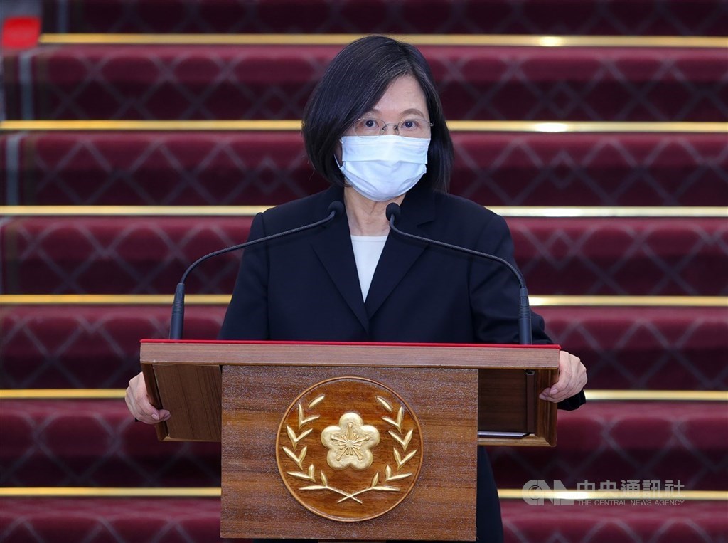 President Tsai Ing-wen. CNA file photo.