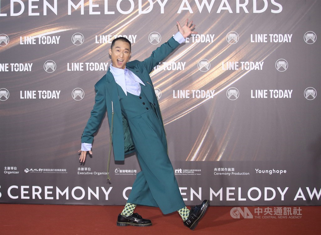Best Taiwanese male singer nominee Hao Zi (浩子), whose album is also in the competition for best Taiwanese album and album of the year. CNA photo Aug. 21, 2021