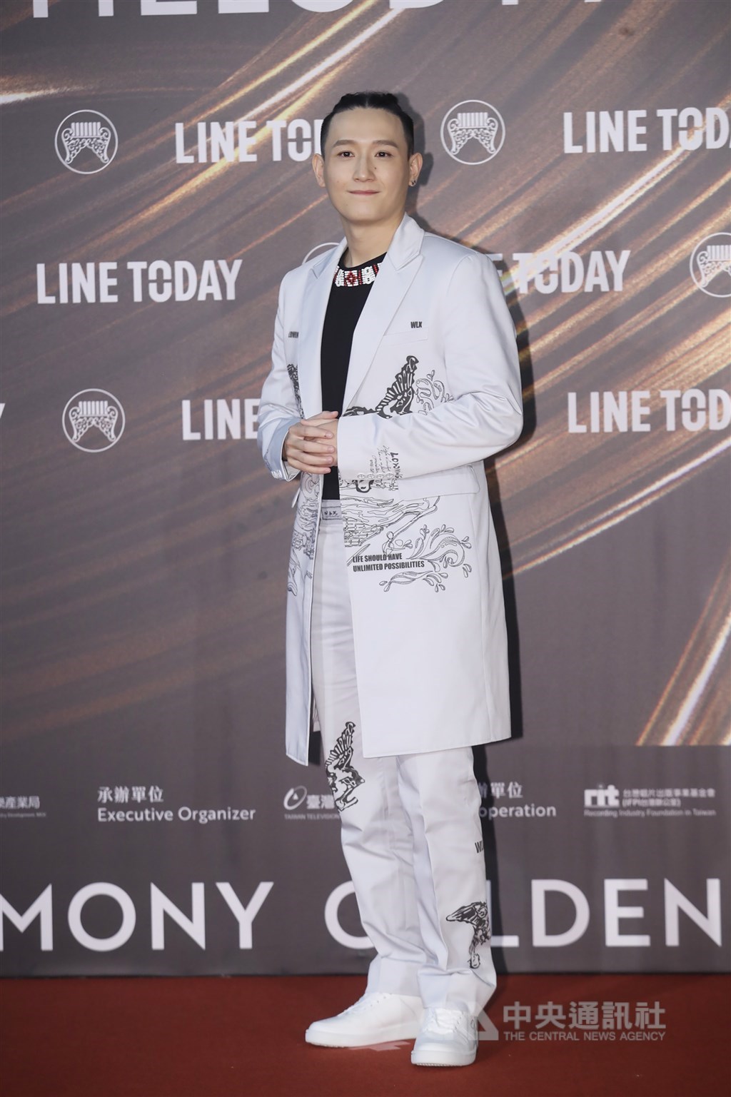 Best Indigenous language singer nominee Lowking (姚宇謙). CNA photo Aug. 21, 2021