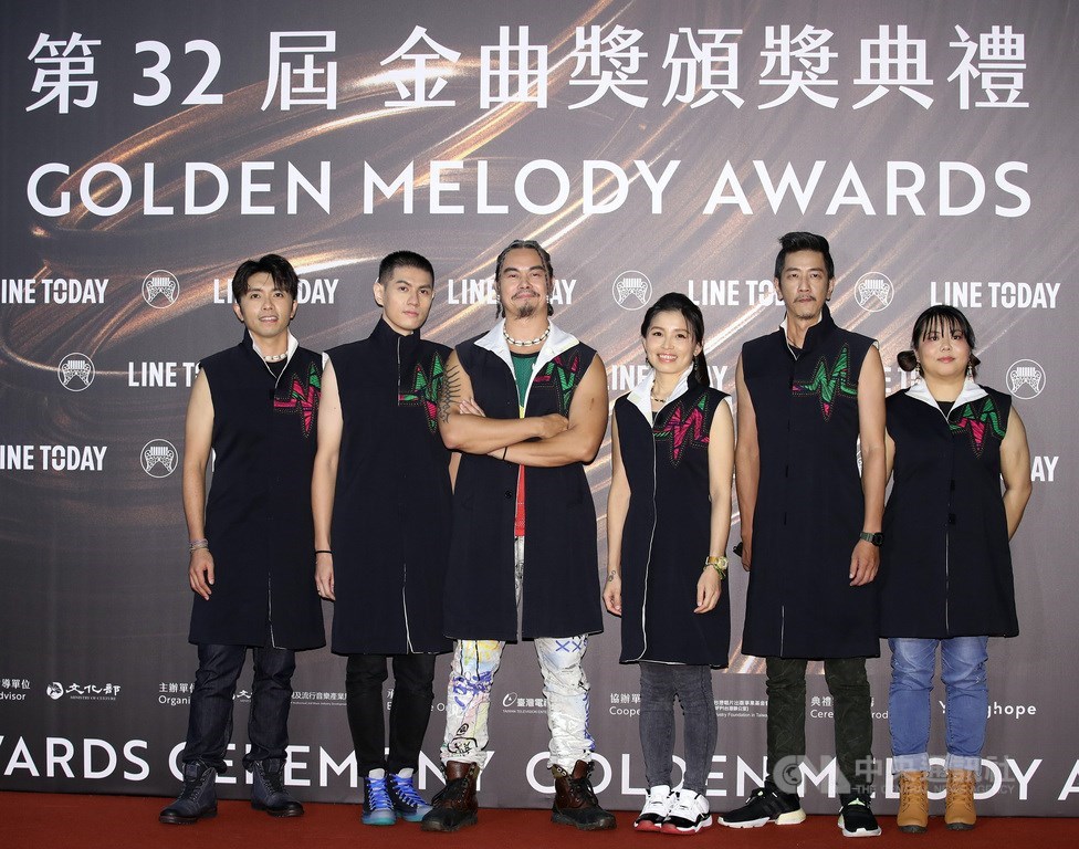 Members of the band Sibongie (嬉班子樂團), which is nominated in the categories of best Taiwanese album and album of the year. CNA photo Aug. 21, 2021