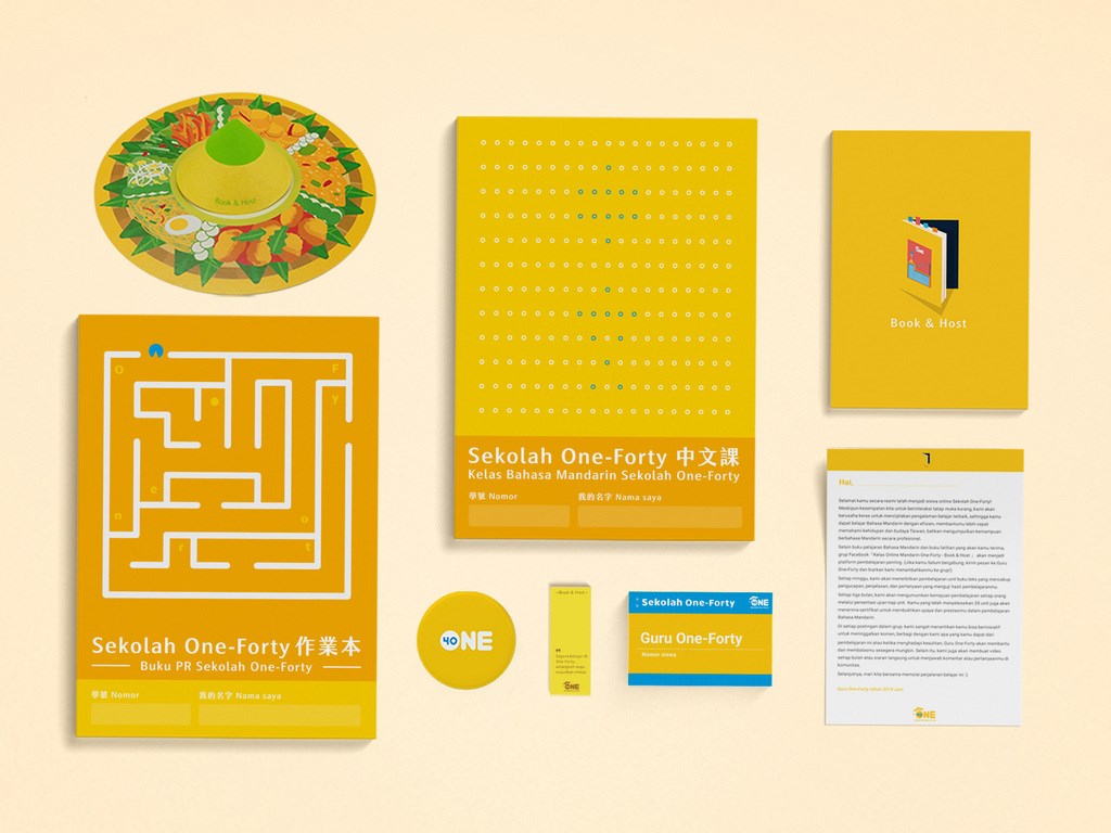 The "Book & Host Project for Migrants" education kit. Image courtesy of One-Forty