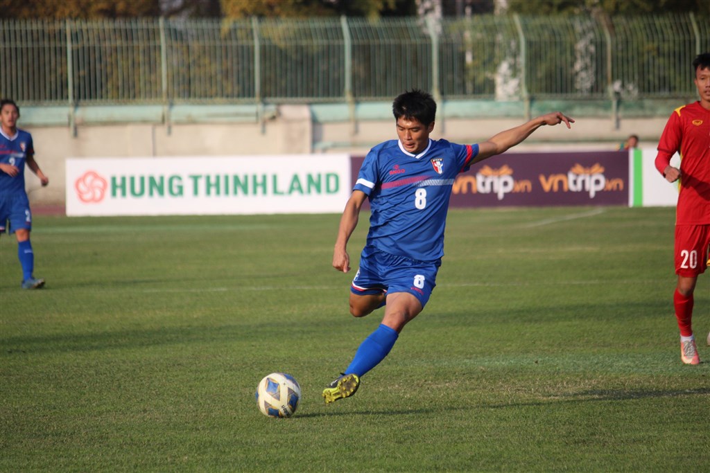Taiwan midfielder Wu Yen-shu.Photo courtesy of Chinese Taipei Football Association
