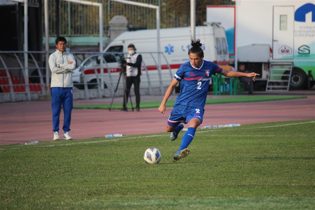 Taiwan defender Liang Meng-hsin. Photo courtesy of Chinese Taipei Football Association