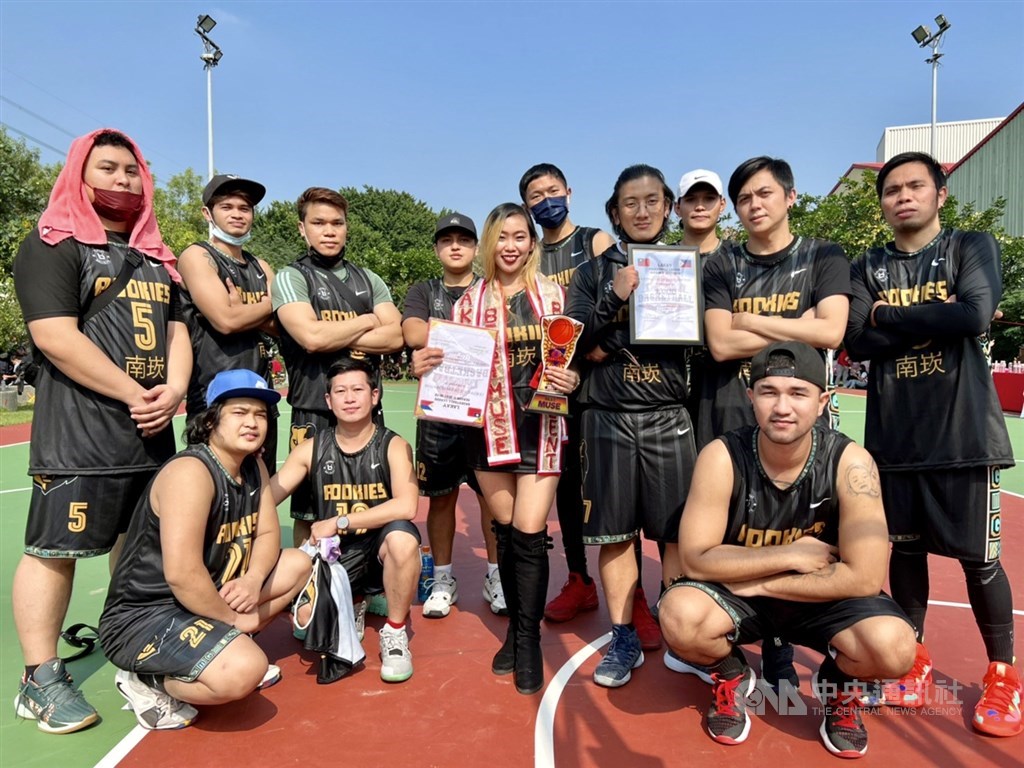 Nankan Rookies basketball team. CNA photo Nov. 21, 2021