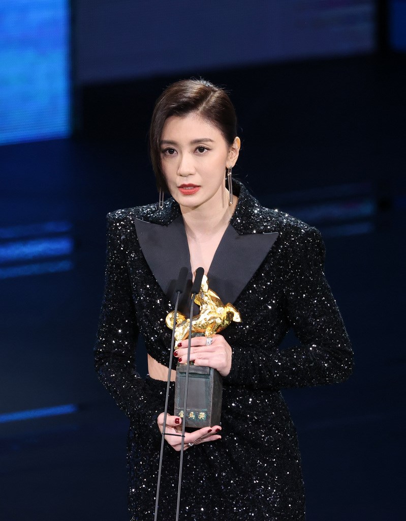 Best leading actress award winner Alyssa Chia. CNA photo Nov. 27, 2021