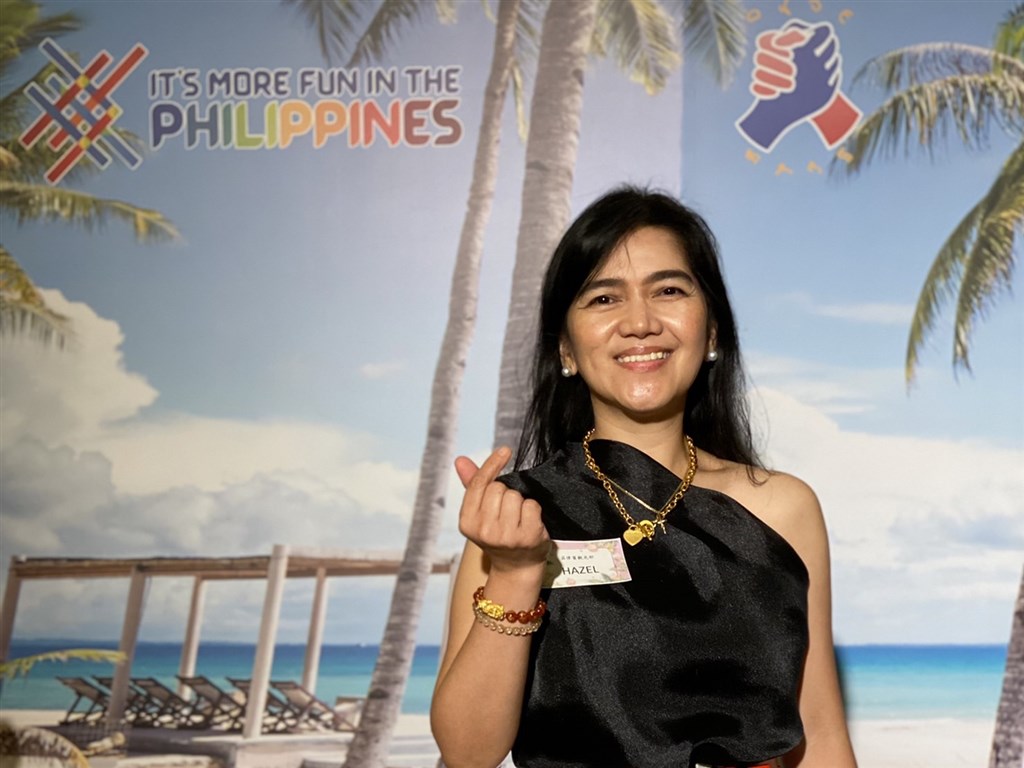 Hazel Habito Javier, director of the Philippines Department of Tourism in Taiwan. CNA photo Dec. 14, 2021