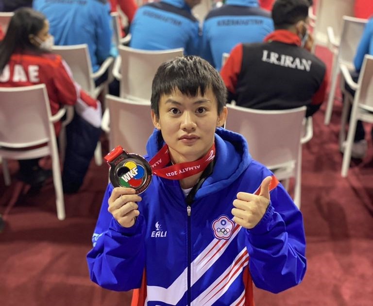 Ku Tsui-ping của Đài Loan giành HC bạc tại Giải vô địch Karate Châu Á