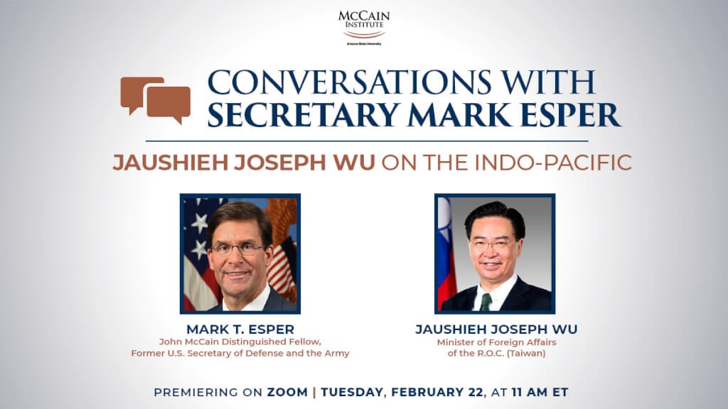 Joseph Wu to take part in virtual talk with former U.S. defense chief - Vimarsana News