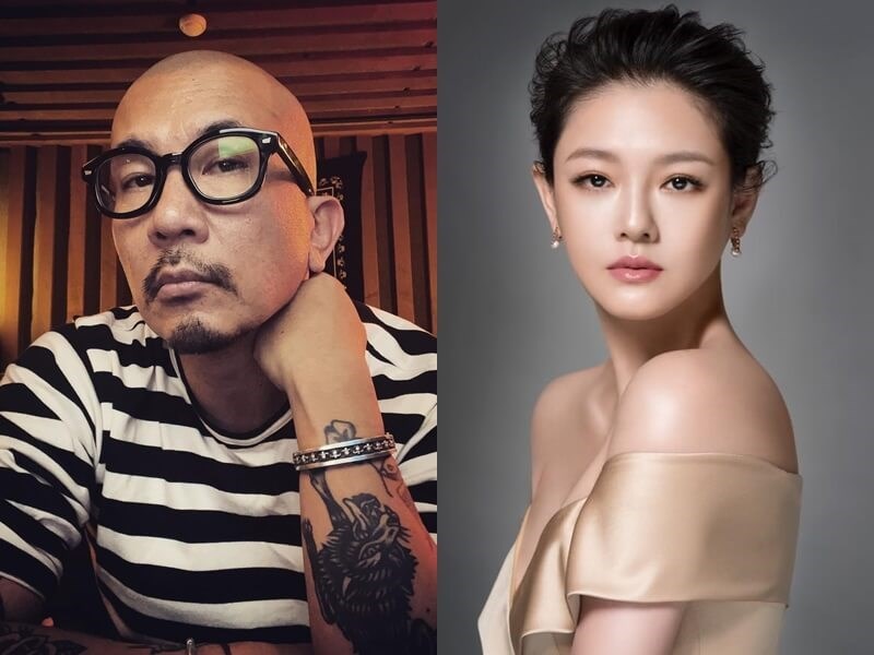 Taiwanese actress Barbie Hsu (right)) and South Korean musician Koo Jun-yup. Photo from their respective Instagram page @hsushiyuan and @djkoo