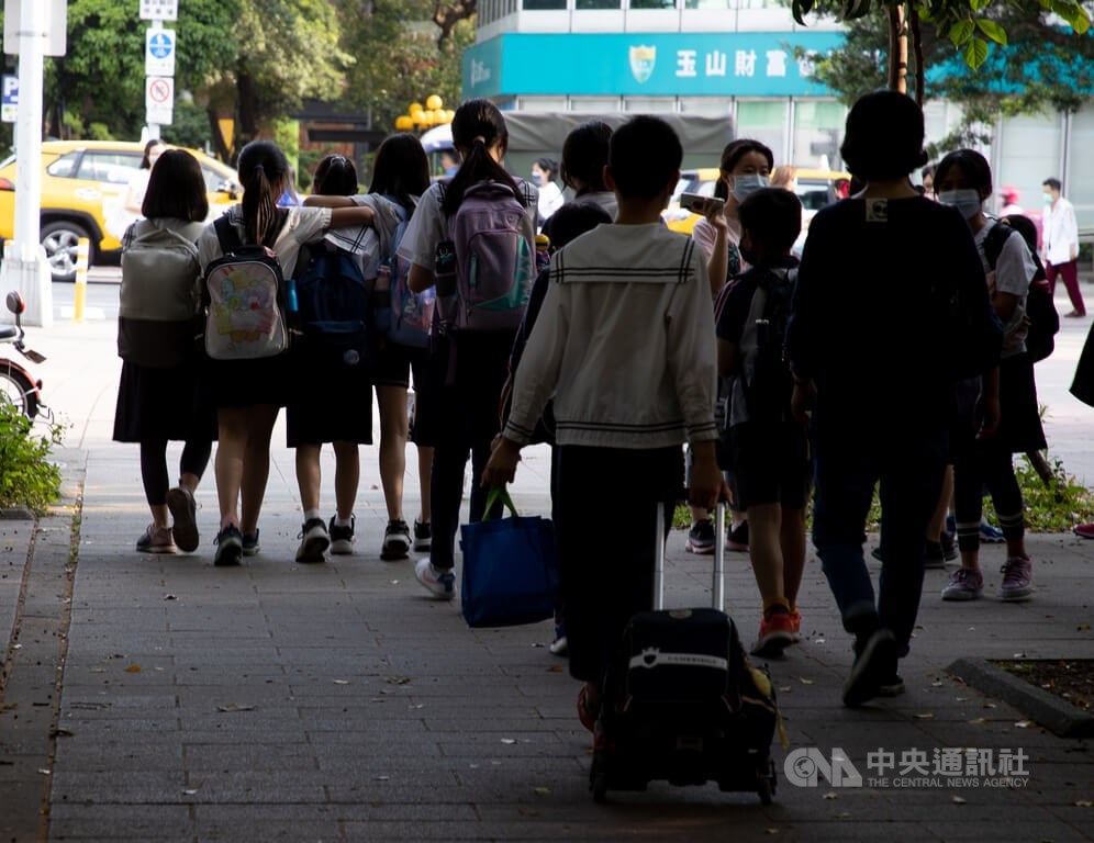 Elementary school students in Taipei. CNA file photo