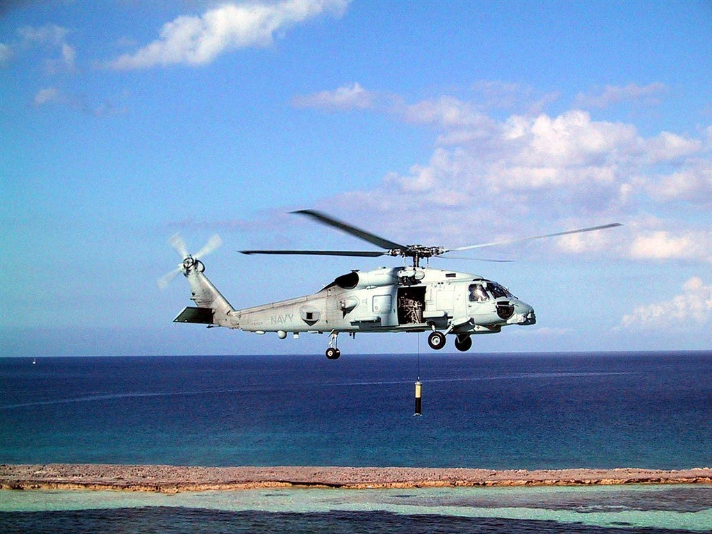 A MH-60R anti-submarine warfare helicopter. Image source: navair.navy.mil