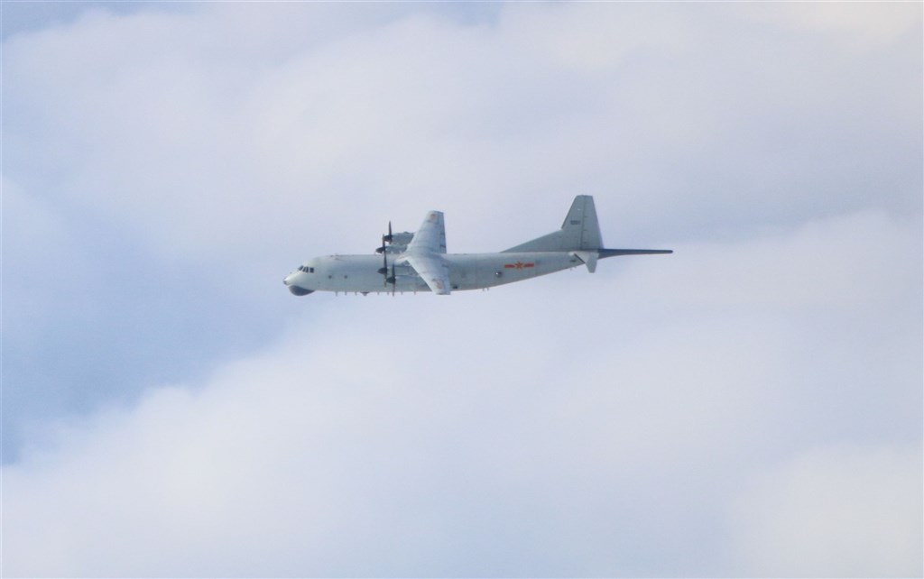 A Chinese Y-8 anti-submarine warfare plane. Photo courtesy of the Ministry of National Defense