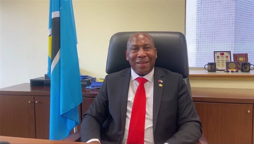 Ambassador Extraordinary and Plenipotentiary of Saint Lucia to Taiwan Robert Kennedy Lewis. Photo courtesy of the Embassy of Saint Lucia in Taiwan