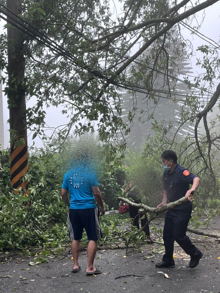 A policeman and local resident in Tai