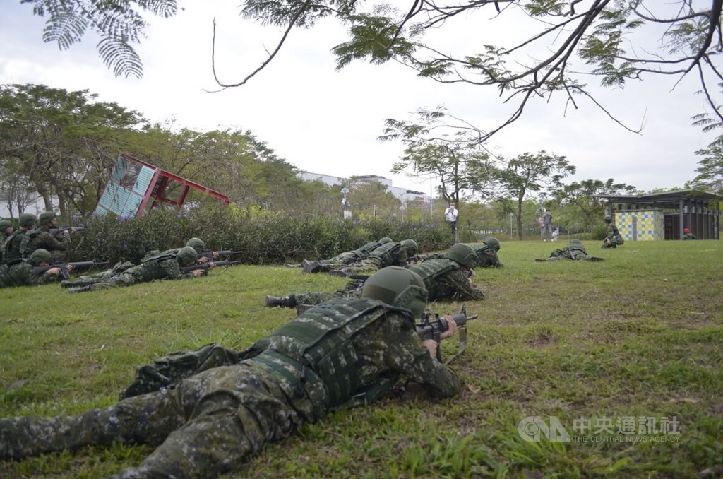 Reservists undergo a 14-day training in March. CNA file photo