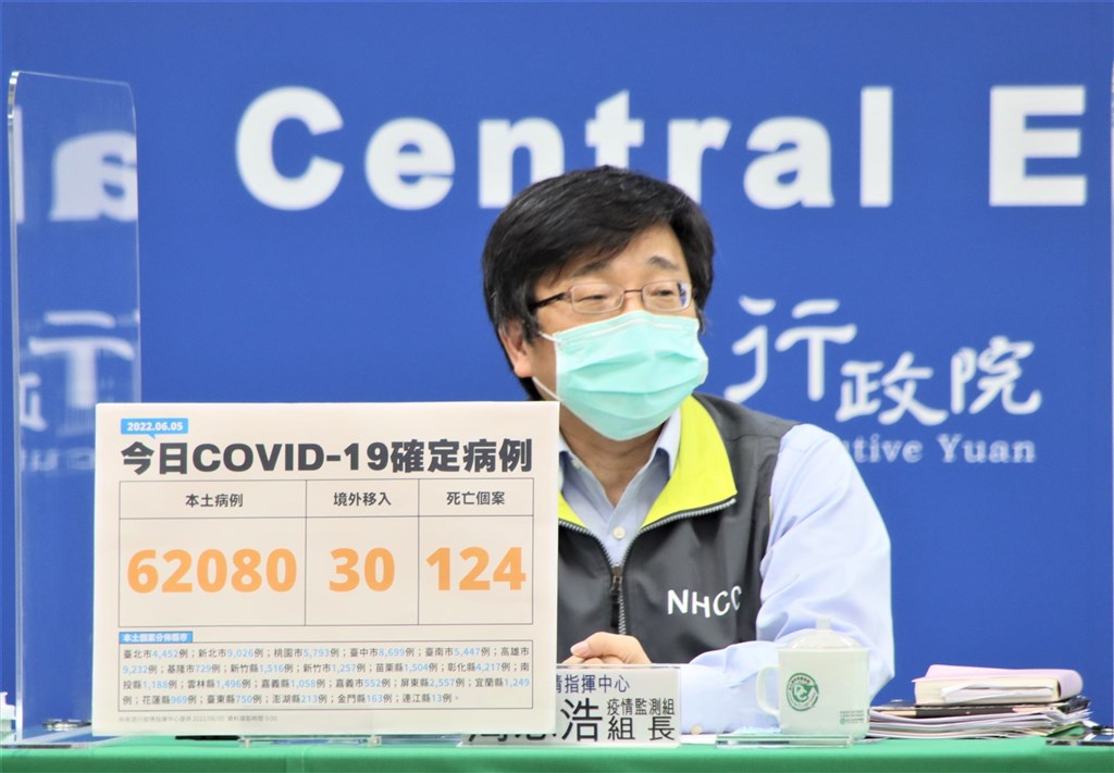 Centers for Disease Control (CDC) Director-General Chou Jih-haw at Sunday