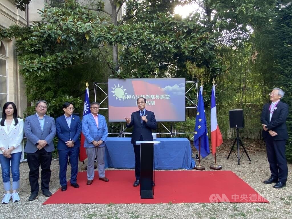 Le chef de la législature de Taiwan cherche à accroître les échanges avec la France