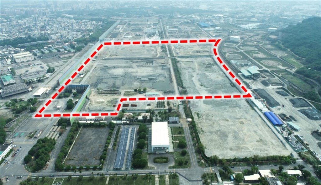 The planned site for the new TSMC plant in Kaohsiung. File photo courtesy of Kaohsiung City government