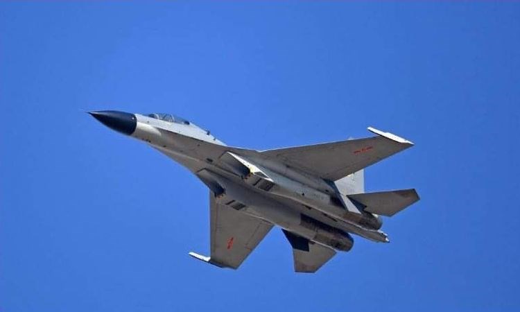 A J-11 fighter jet. Photo courtesy of Ministry of National Defense