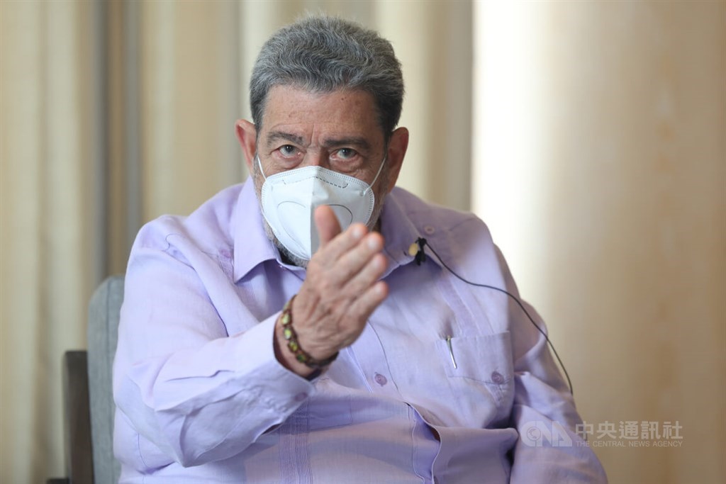 St. Vincent and the Grenadines (SVG) Prime Minister Ralph Gonsalves. CNA photo Aug. 10, 2022