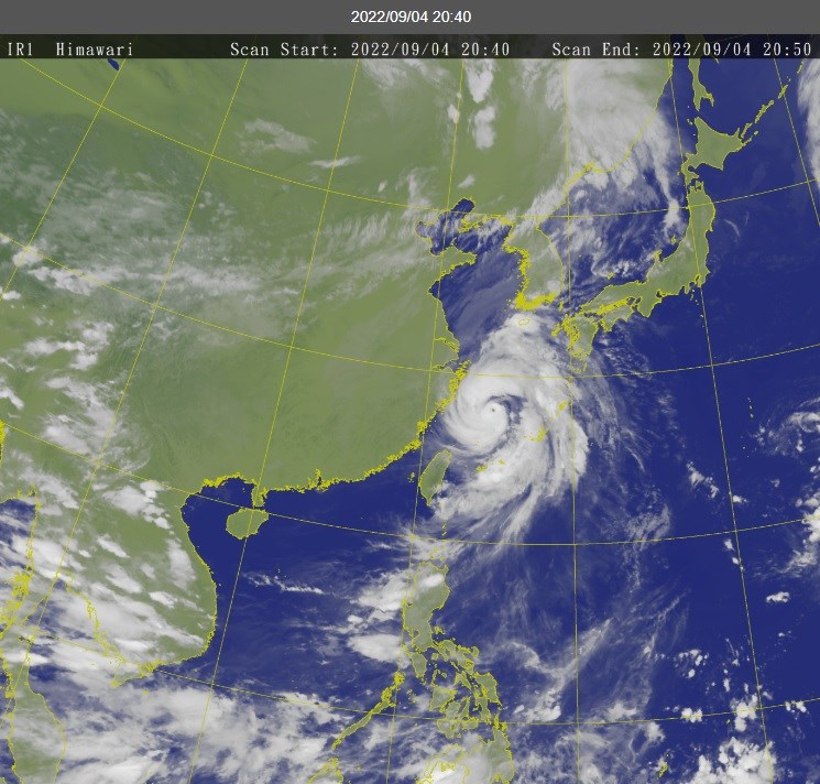 Satellite picture taken from CWB website