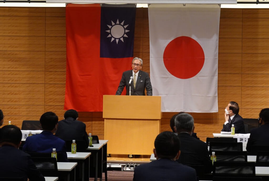 Keiji Furuya, chair of the Japan-ROC Diet Members