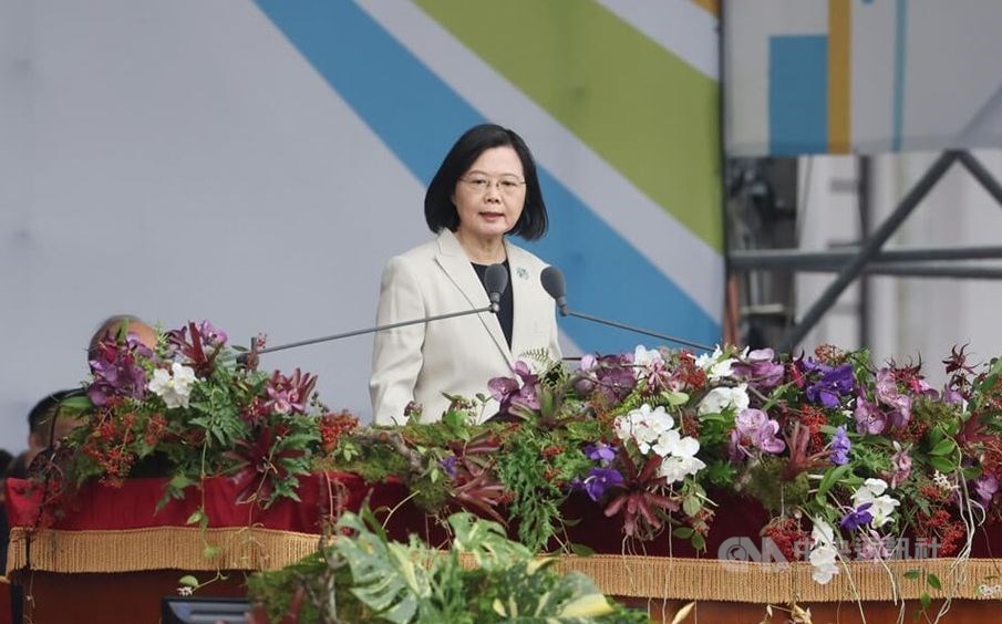 President Tsai Ing-wen. CNA photo Oct. 10, 2022
