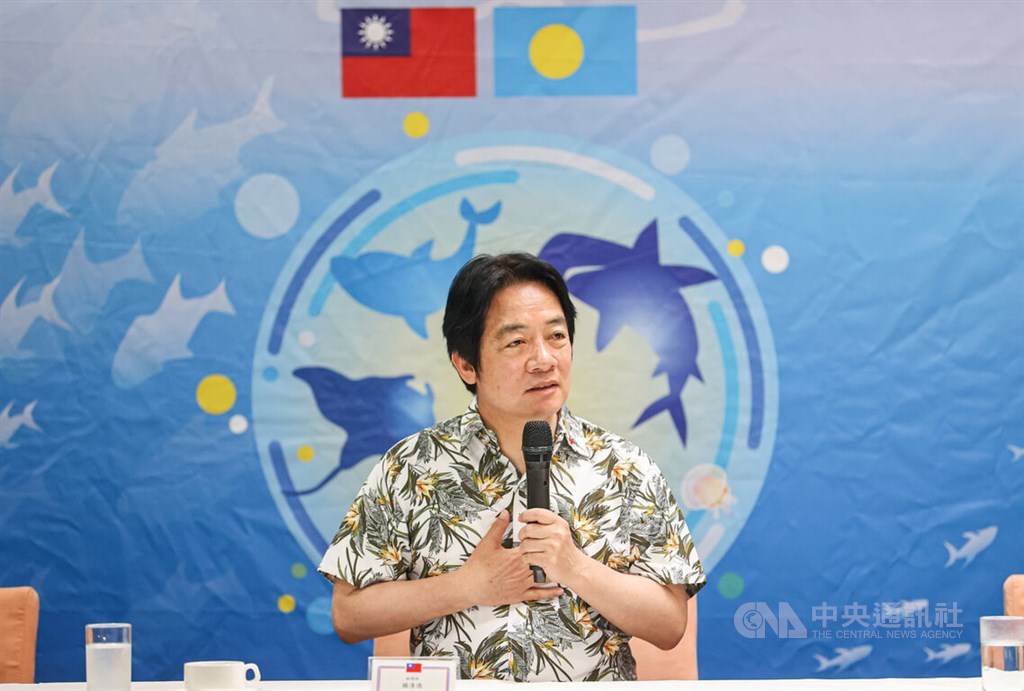 Vp Lai Ching Te Returns To Taiwan After Three Day Palau Trip Focus Taiwan