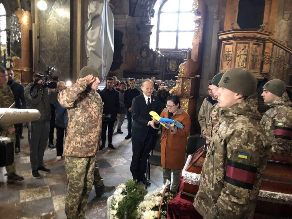 Farewell ceremony held for fallen Taiwanese soldier in Ukraine - Vimarsana News