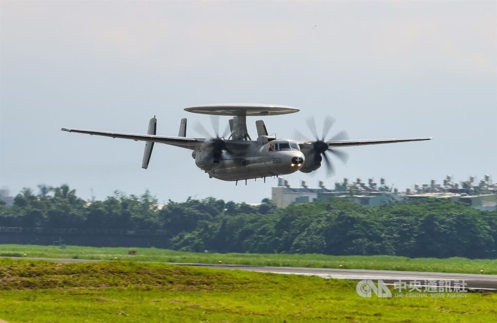 An E-2K airborne early warning aircraft. CNA file photo