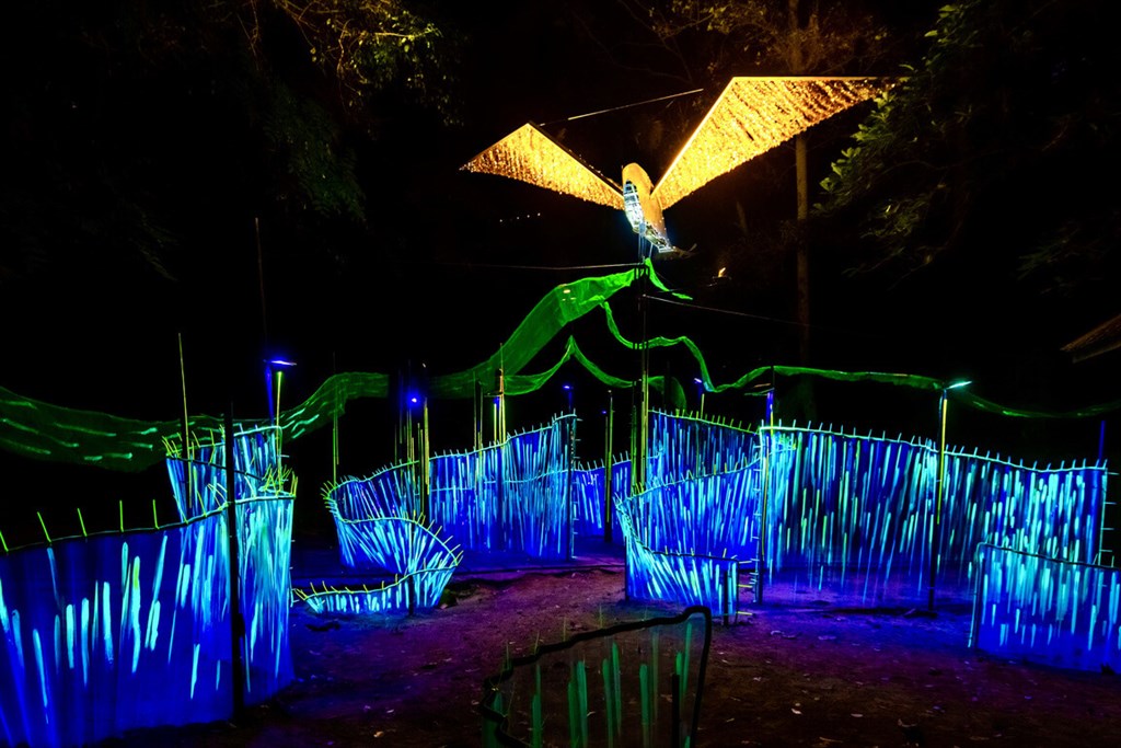 The main display at the Longci Light Festival. Photo courtesy of Tainan City Government