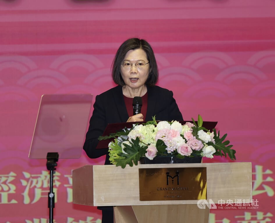 President Tsai Ing-wen. CNA photo Feb. 2, 2023