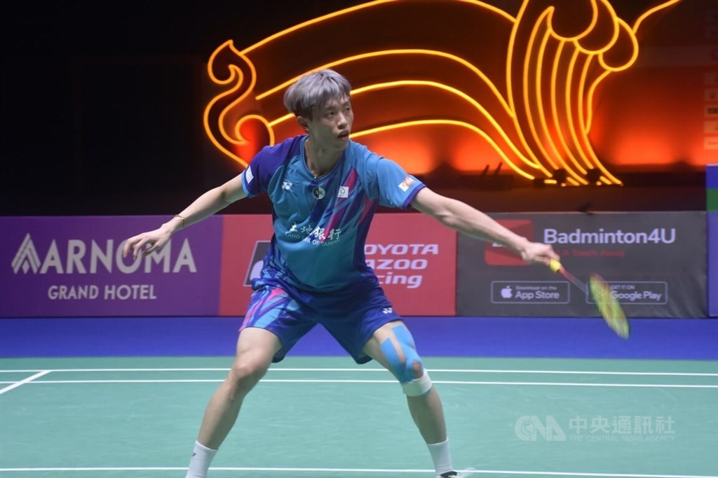 Taiwanese badminton player Lin Chun-yi. CNA photo Feb. 5, 2023