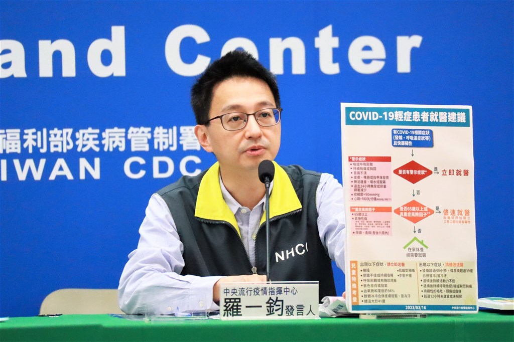 CECC spokesperson Lo Yi-chun is seen at Thursday
