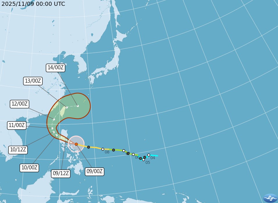 Typhoon Fung-Wong to bring heavy rain to Taiwan next week: CWA - Focus ...