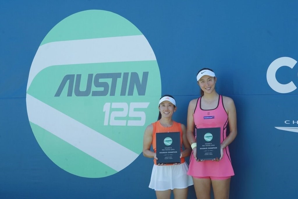 Taiwan-Japan pair win women's doubles title at WTA 125 event