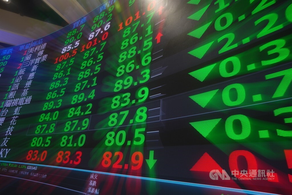 Taiwan shares end down with gains eroded on Middle East concerns