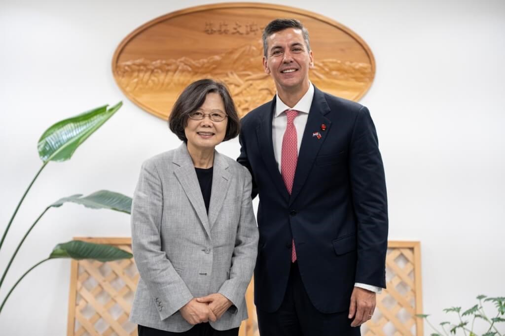 Paraguay President Santiago Peña meets Tsai Ing-wen, wraps up Taiwan visit