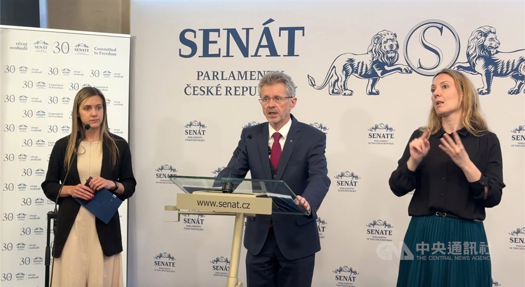 Czech Senate president to visit Taiwan, seeks stronger bilateral cooperation