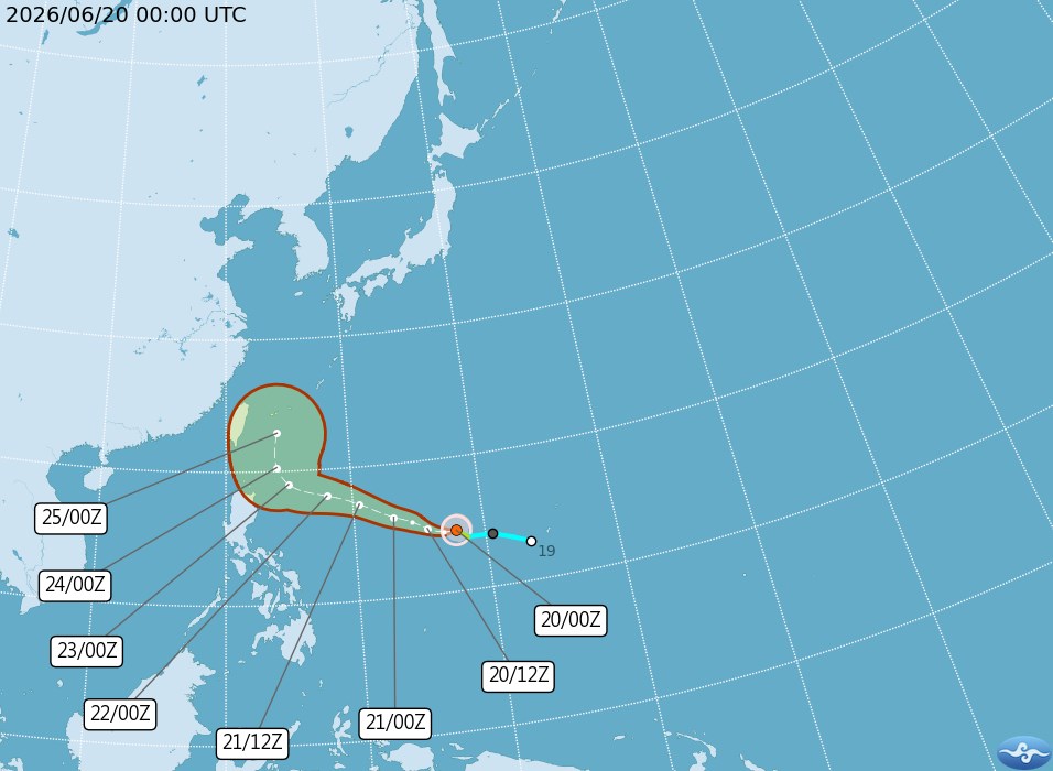 Tropical Storm Mekkhala forms near Guam; mercury rises in Taiwan
