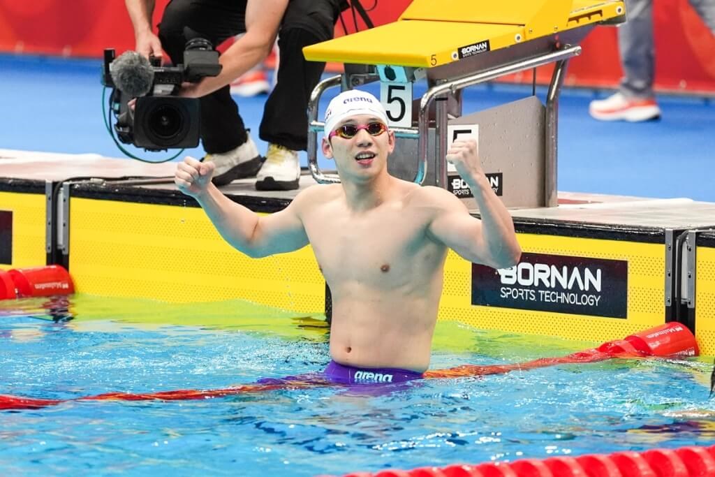 Taiwan swimmer Wang Kuan-hung bags men's 200m butterfly gold (update)