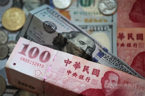 U.S. dollar closes sharply lower on Taipei forex market