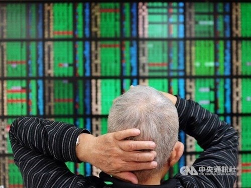 Taiwan shares open lower