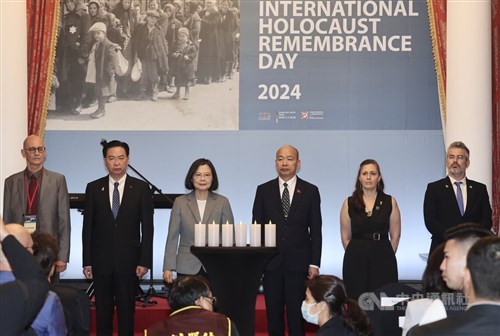 Envoys warn of rising antisemitism at Taipei Holocaust Remembrance event