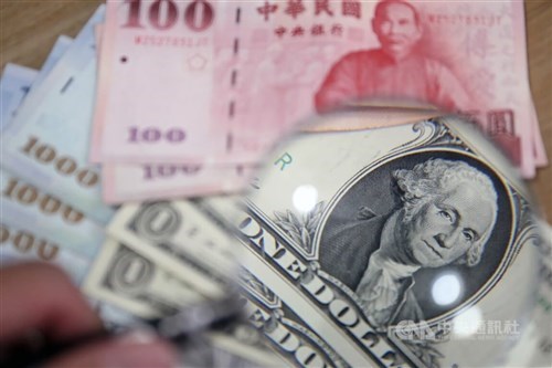 U.S. dollar closes lower on Taipei forex market