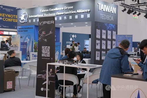 Taiwan drone firms take part in European trade fair