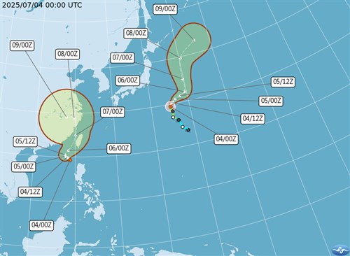 Tropical Storm Danas likely to form Saturday, could approach Taiwan