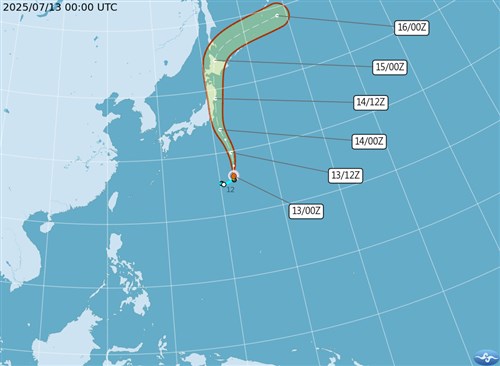 Tropical Storm Nari poses no threat to Taiwan: CWA