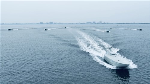 Taiwan firm controls 6 unmanned surface vessels from single station